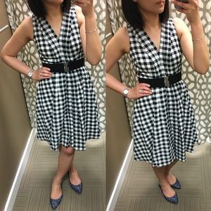 Ann Taylor Gingham Dress EUC